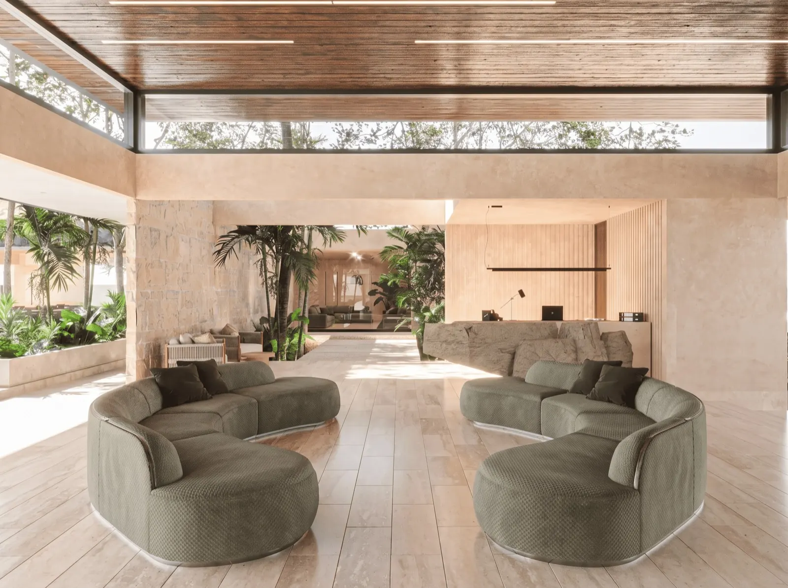 Lobby de la Casa Club