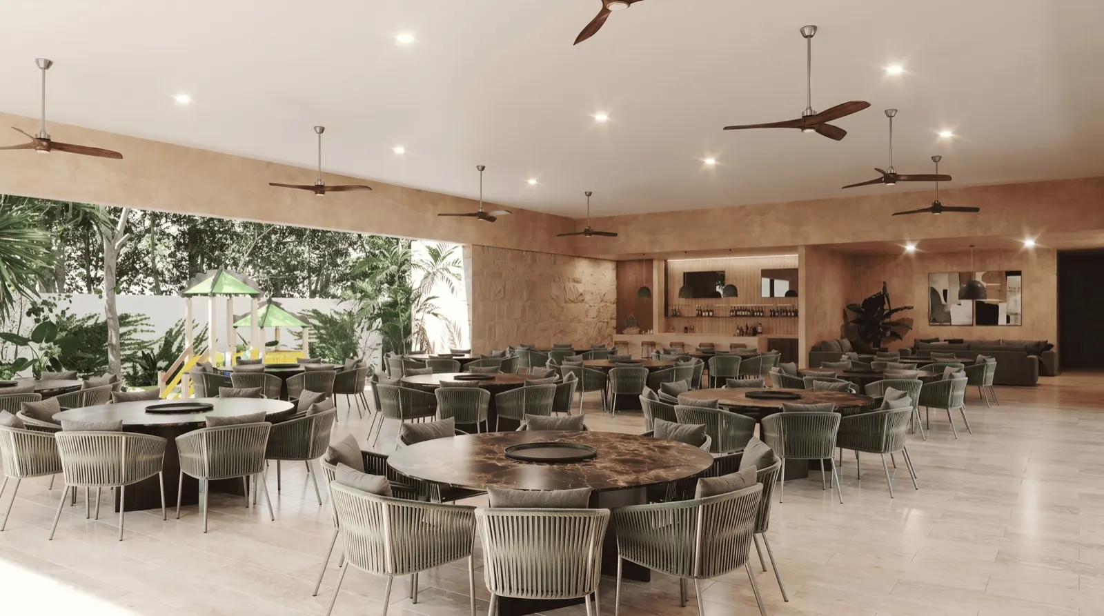 Área de cafetería y social